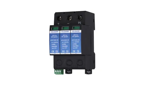 DC Power Surge Protector (Type 3, 1000 V, 40 kA, Photovoltaic)