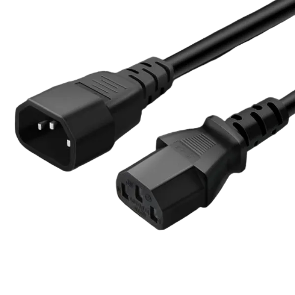 power cord iec c13 to c14 3x18awgx1