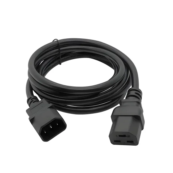 power cord iec c13 to c14 3x18awgx1