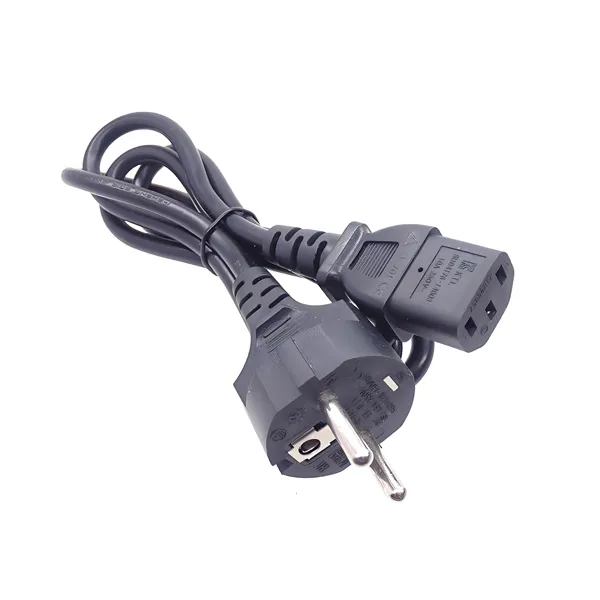 power cord iec c13 to cee 7 7 3x1 0mmx3m 100 250v 3 wire black company