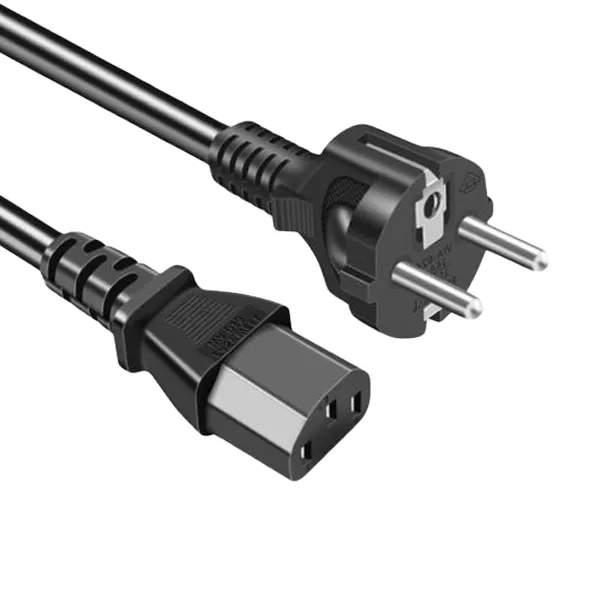 power cord iec c13 to cee 7 7 3x1 0mmx3m 100 250v 3 wire black factory