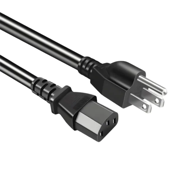 power cord iec c13 to nema 5 15p 3x16awgx5m 100 240v 3 wire black suppliers