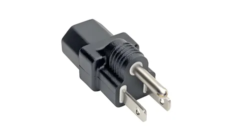 Power Cord, IEC C13 to NEMA 5-15P, 3x16AWGx5m, 100-240V, 3 Wire, Black