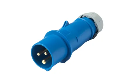 Industrial Connector, 63A, 100-240V, 2P+E, IP44