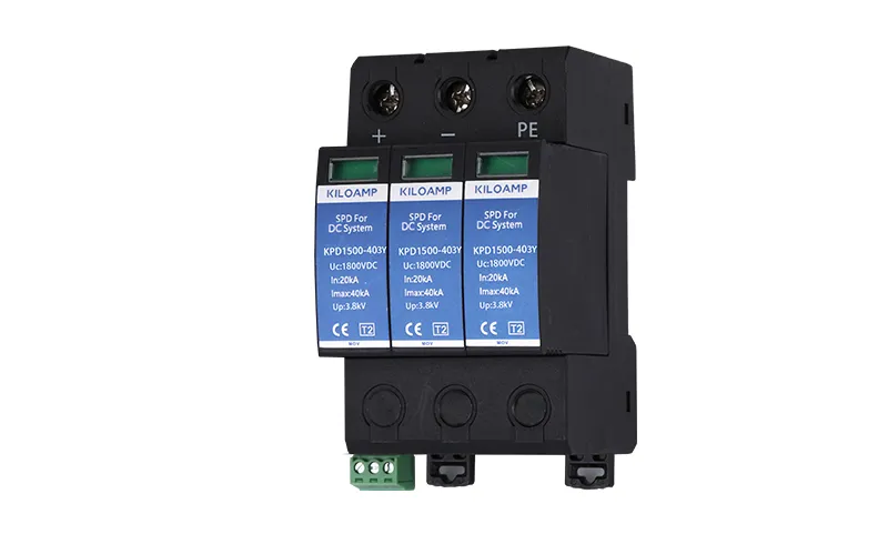 DC Power Surge Protector (Type 3, 1500 V, 40 kA, Photovoltaic)