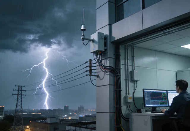 Lightning monitoring solutions for buildings