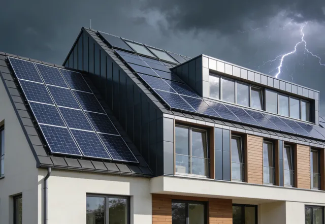 Lightning Protection Solution for Building-Integrated Photovoltaics (BIPV)
